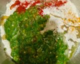 A picture of step 3 of #Win,#Week8, Palak Tamatar Millet and wheatParatha.