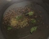 A picture of step 2 of Dhaba style Bhindi Masala.