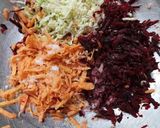 A picture of step 1 of Vegetable Manchurian.