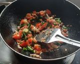 A picture of step 2 of Lapse upma(broken wheat rava upma).