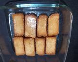 A picture of step 4 of Rusk milk custard pudding.