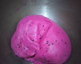 Red Dragon Fruit Bun - Banh Mi Thanh Long Nui langkah memasak 3 foto