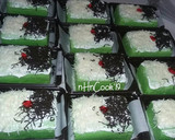 Foto langkah ke 8 dari resep Bolu pandan kukus lembut.