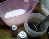 Foto langkah ke 1 dari resep Cup cake dengan base cake red velvet.