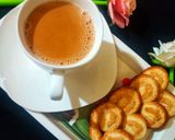 A picture of step 7 of Masala dum chai.