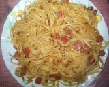Foto langkah ke 8 dari resep Spaghetti Dg Bumbu Baceman Bawang Putih.