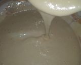 A picture of step 2 of Eggless pancake.