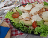 Foto del paso 5 de la receta: Ensalada de pasta y pollo -con mahonesa de aguacate-