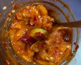 Gambar langkah 2 resipi Sambal mangga kampung.