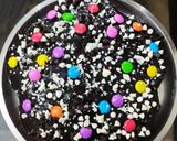 A picture of step 10 of Chocolicious Walnut Cake (Eggless).