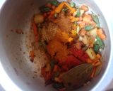 A picture of step 5 of Lobia Veggie Pulao.