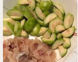 Hình bước làm 1 của món Cóc trộn gân bò