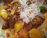 A picture of step 7 of Beef Biryani.