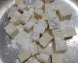 A picture of step 1 of Paneer chaat.