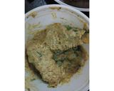 A picture of step 1 of Oats Soya chaap fry.