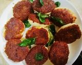 A picture of step 9 of Tamil style fried eggs.