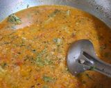 A picture of step 4 of Drumstick Curry with Coconut and Peanuts.