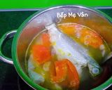 Hình bước làm 2 của món Canh cá liệt lợ nấu ngót