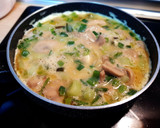 Foto del paso 5 de la receta: Tortilla de champiñones y hojas tiernas