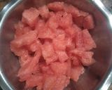 A picture of step 3 of Watermelon Popsicle.