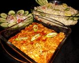 A picture of step 5 of Chicken handi.