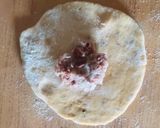 A picture of step 3 of Rajma kachori.