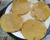 A picture of step 5 of Rajasthani Tikar.