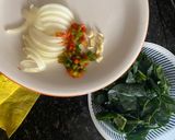 Foto del paso 2 de la receta: Tortilla de espinaca: súper rápida