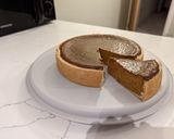 A picture of step 22 of Red kuri squash pie made from homemade puree.
