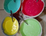 Foto langkah ke 5 dari resep Rainbow steam cake.