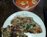 Foto del paso 4 de la receta: Chuletas de cerdo con ensalada..#molde
