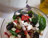 A picture of step 3 of My Cheese & Olive Greek inspired Salad 😀.