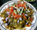 A picture of step 12 of Masala Chana-Pav.