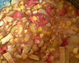 Gluténmentes mexikói bab ragú puliszkával és káposzta salátával recept fázis 2 fotója