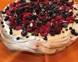 Pas rețetă Mini Pavlova/Tort Pavlova 2 fotografie