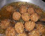 A picture of step 6 of Falafel #4weekschallenge #charityrecipe.