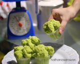 Foto langkah ke 9 dari resep Roti Kukus Pandan superwangi.
