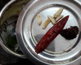 A picture of step 2 of Mango Ginger Thuvaiyal.