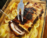 Foto del paso 4 de la receta: Lomo de cerdo relleno de cecina de León y queso La Peral