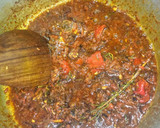 A picture of step 17 of Pilau with guacamole.