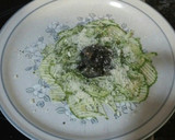 Foto del paso 3 de la receta: Carpacho de calabacín semi crudo con berenjena y queso tierno