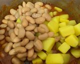 A picture of step 4 of Butter Bean and Potato Curry.