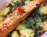 Foto langkah ke 5 dari resep Potato spinach.
