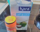 Une image de l'étape 2 de Gambas au lait de coco et Curry.