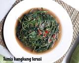 Cara Membuat Tumis kangkung terasi 6