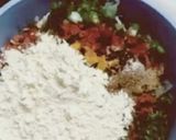 A picture of step 1 of Gram and Cornflour Button Mushroom Fritters.
