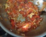 A picture of step 1 of Street style aloo matar.