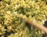 A picture of step 5 of Strapatsada with Zucchini.