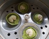 A picture of step 16 of Spinach and Cottage Cheese Momos with Honey Chilli dip.