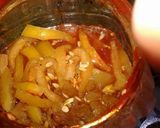 A picture of step 1 of Galgal ka khatta mitha achaar.